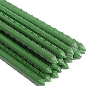 Grow1 6' Steel Stake Plant Support - Green 20-pack - 7/16'' THIN - Reefer Madness