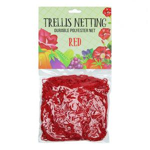 5'x60' Trellis Netting Red 6" Squares - Reefer Madness