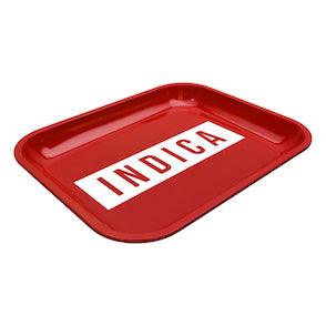Large Dope Trays x Indica - red background white logo - Reefer Madness