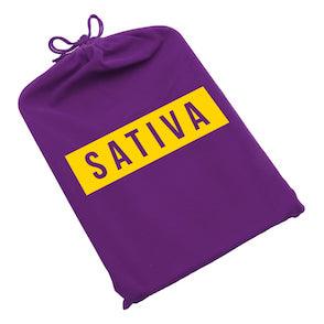 Dope Trays x Sativa - purple background yellow logo - Reefer Madness