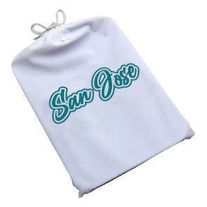 Dope Trays x San Jose – White Background Teal logo - Reefer Madness