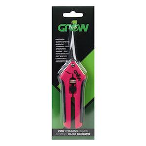 Grow1 Pink Trimming Shears, Curved Blade Scissors - Reefer Madness