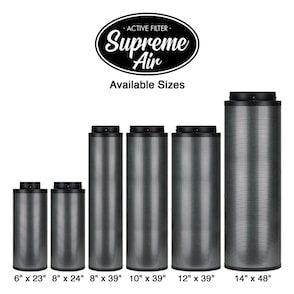 SupremeAir Australian Carbon Filter 10” x 39” 1400CFM - Reefer Madness
