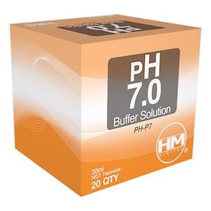 HM Digital pH 7.0 buffer solution - 20 packets of 20 ml