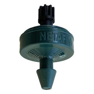 Netafim Woodpecker Pressure Compensating Junior Dripper w/ CNL Barbed Nipple Outlet - 2 GPH Green (250pcs/Bag)
