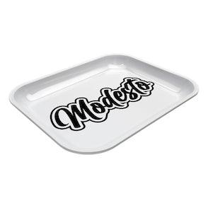 Large Dope Trays x Modesto – White background black logo - Reefer Madness