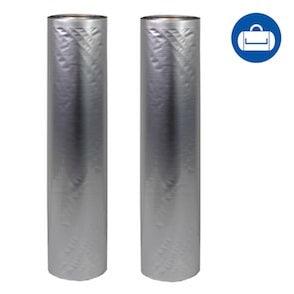 NatureVAC 15''x19.5' Vacuum Seal Bags Aluminum Mylar (2 Rolls)