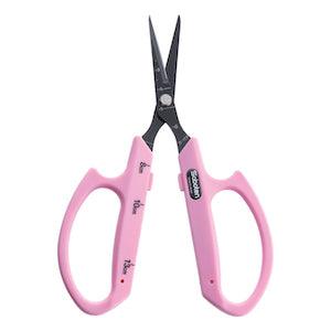 Saboten Fluorine Coated Angled Blade Trimming Scissors - Pink (PT-2)
