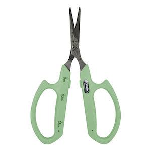 Saboten Stainless Steel Straight Blade Trimming Scissors - Green (PT-12)