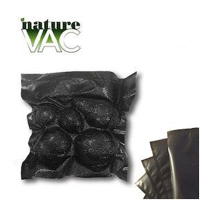 NatureVAC 15''x20'' Precut Vacuum Seal Bags All Black (50-pack)