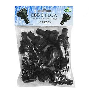 1'' Fill/Drain Fitting Ebb & FLow (10pcs/pck) - Reefer Madness