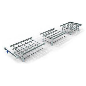 Wachsen 4' Rolling Bench With Vertical Trellis - Reefer Madness
